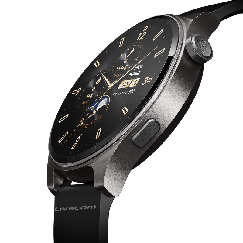 Livecam Round Smartwatch